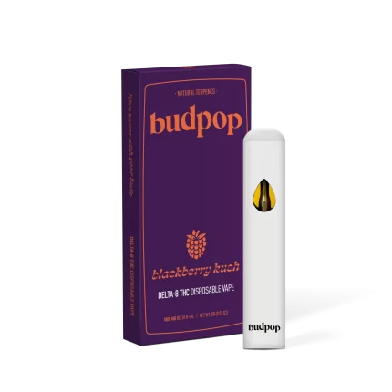 Delta 8 Disposable Vape Pen – Blackberry Kush – Budpop