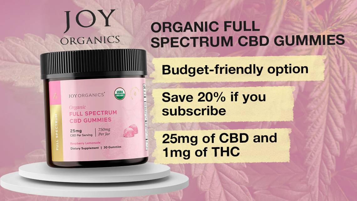 Joy Organic Full Spectrum CBD Gummies